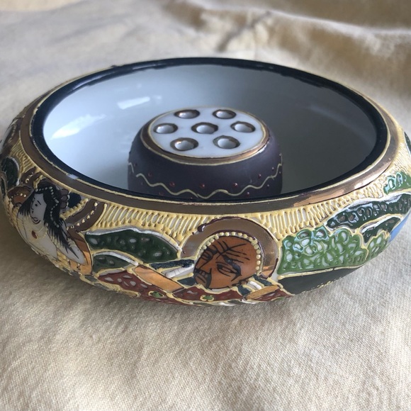 Japanese Other - Japanese flower bowl with flower frog.  Vintage